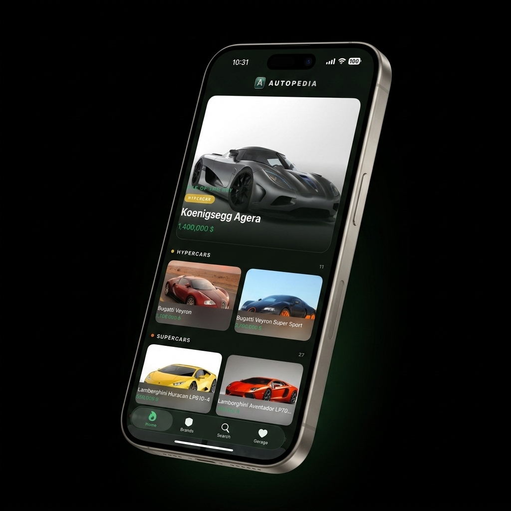 Autopedia app interface